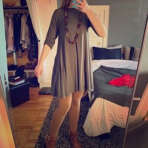 Flair Dress With Pockets